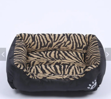 Polyester Pet Crate Bed Sofa Solid Plush Dog Bed