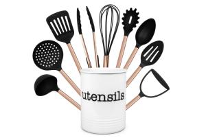 China CIQ Approved Nylon Kitchen Utensil Sets With Holder Ecofriendly wholesale