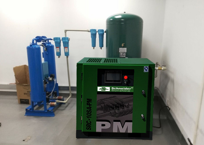 Heated Compressed Adsorption Air Dryer Less Regeneration Gas Consumption