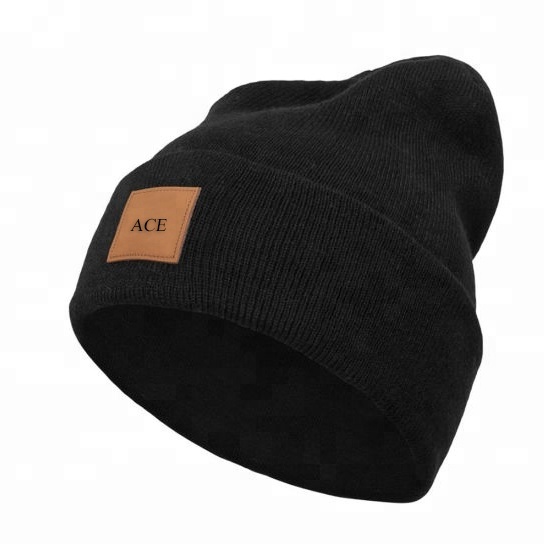 Cute Personalized Knit Hat / Promotional Beanie Hats With Business Logos