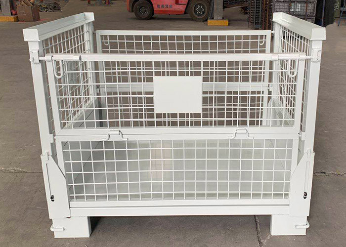 Galvanized Wire Mesh Stackable Pallet Cages Stillage Heavy Duty 1200x1000