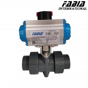 China FABIA Pneumatic High Pressure Double Order Ball Valve wholesale