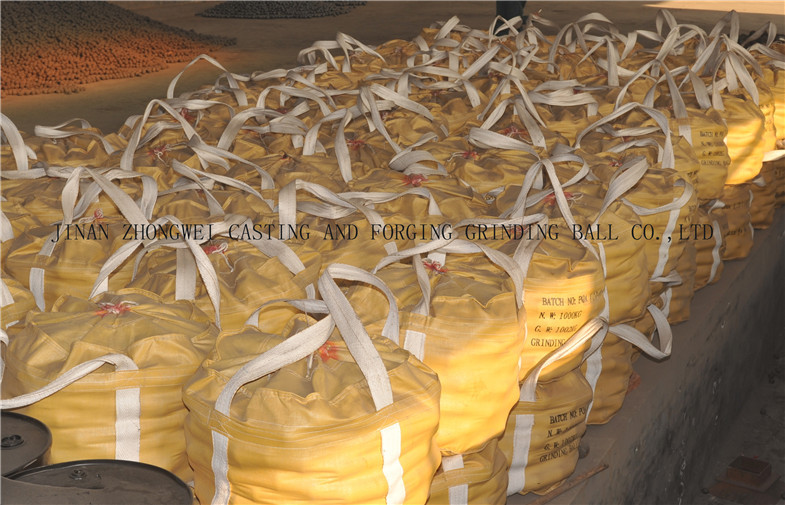 Good wear-resistance forged steel grinding balls HRC58-65 ISO9001 2008