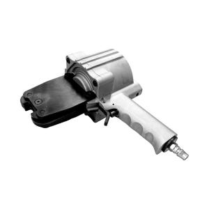 China 15KN Pneumatic Steel Strapping Tensioner Tool Lock Machine 19mm wholesale