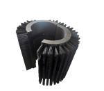 Long Bristle Cylindrical Wheel Brush Roller
