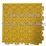 Indoor / Outdoor Basketball Court Tiles , PP Interlocking Sports Flooring Tiles