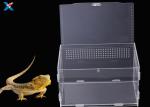 Customized Clear Acrylic Furniture , Acrylic Reptile Box OEM / ODM Available