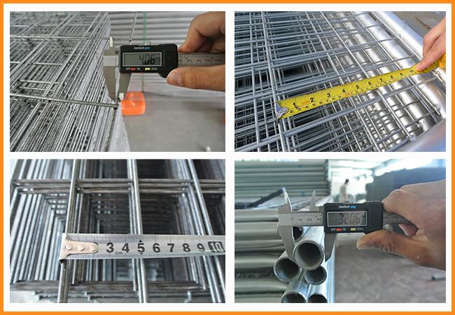3.2 Mm Wire Australia Temporary Privacy Fence , Safety Metal Fencing Panels