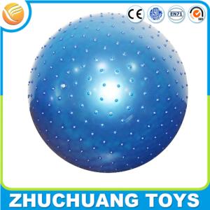 China 85cm explosion-proof pvc inflatable spiky yoga massage ball wholesale