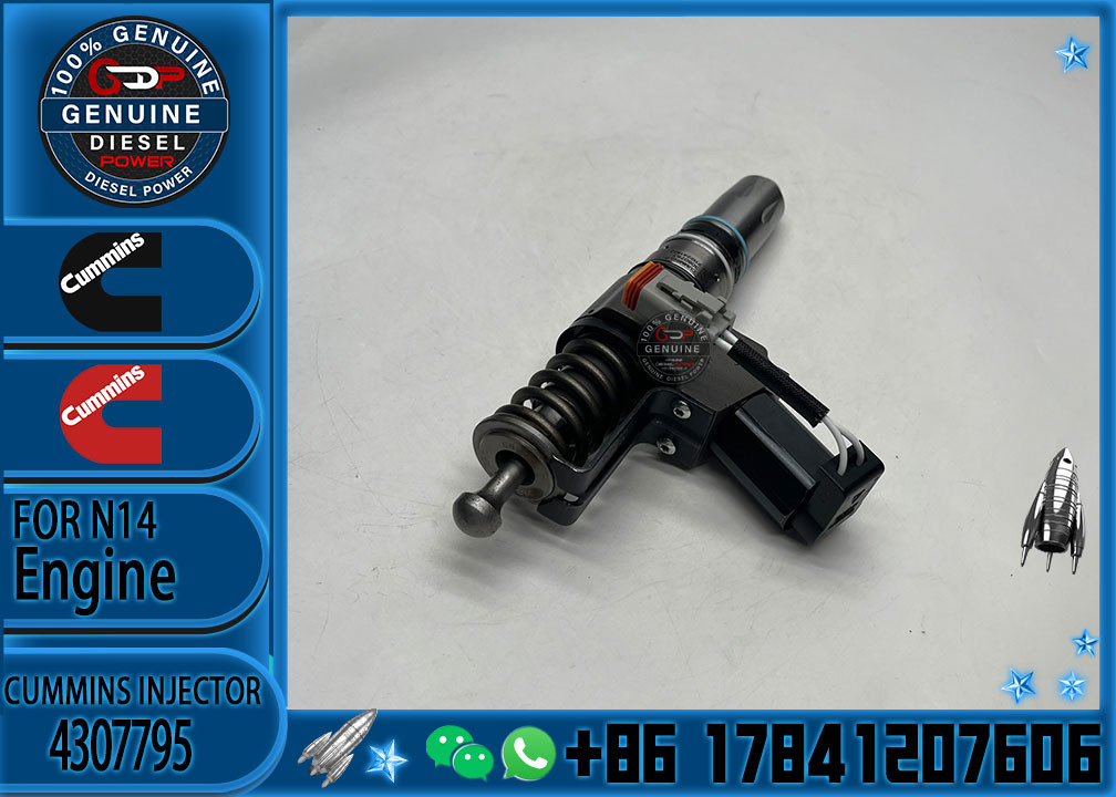 Construction Machinery Parts Fuel Injector For N14 Diesel3409975 4307795 3411760 6087807 For CUMMINS Diesel Engine