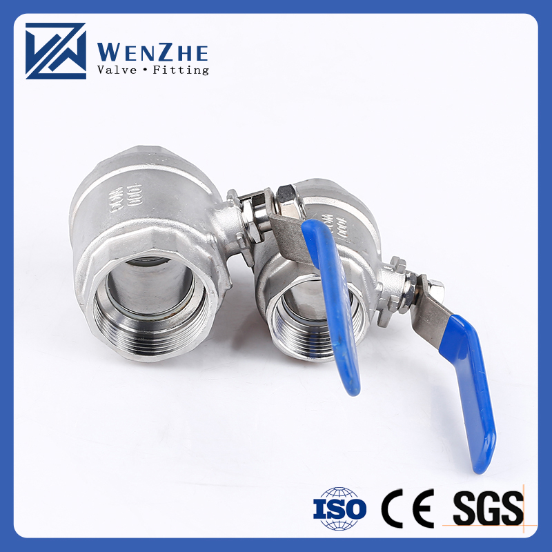 RTS 1.5IN 2IN 3IN Stainless Steel 201 304 Weight-Duty BALL VALVES for Water Media 2PCS