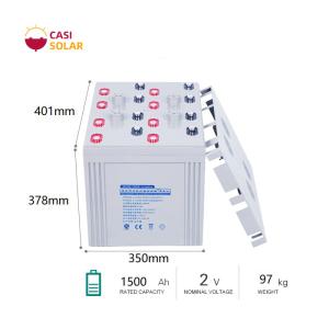 China 2v Maintenance Free Battery Home 1500Ah Solar Gel wholesale