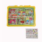 Children's Interactive Magnetic Maze Toys Two Sides Urban Traffic For 2 Year