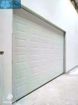 White IP55 430mm Panel Residential Sectional Garage Door