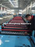 Hydraulic Metal Glazed Roof Tile Making Machine , Tile Forming Machine