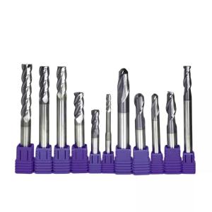 China 3.5MM Flute Alloy Milling Cutter 10mm Length Roughing End Mills For Steel wholesale