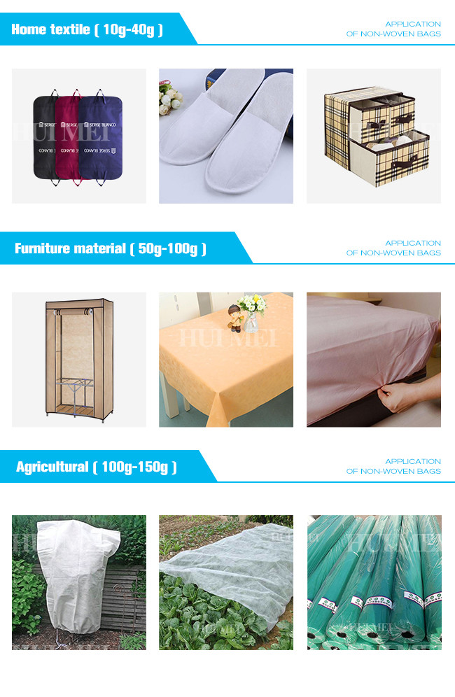 Customized Disposable Fabric Making Non Woven Tablecloth Roll Recycle Bag
