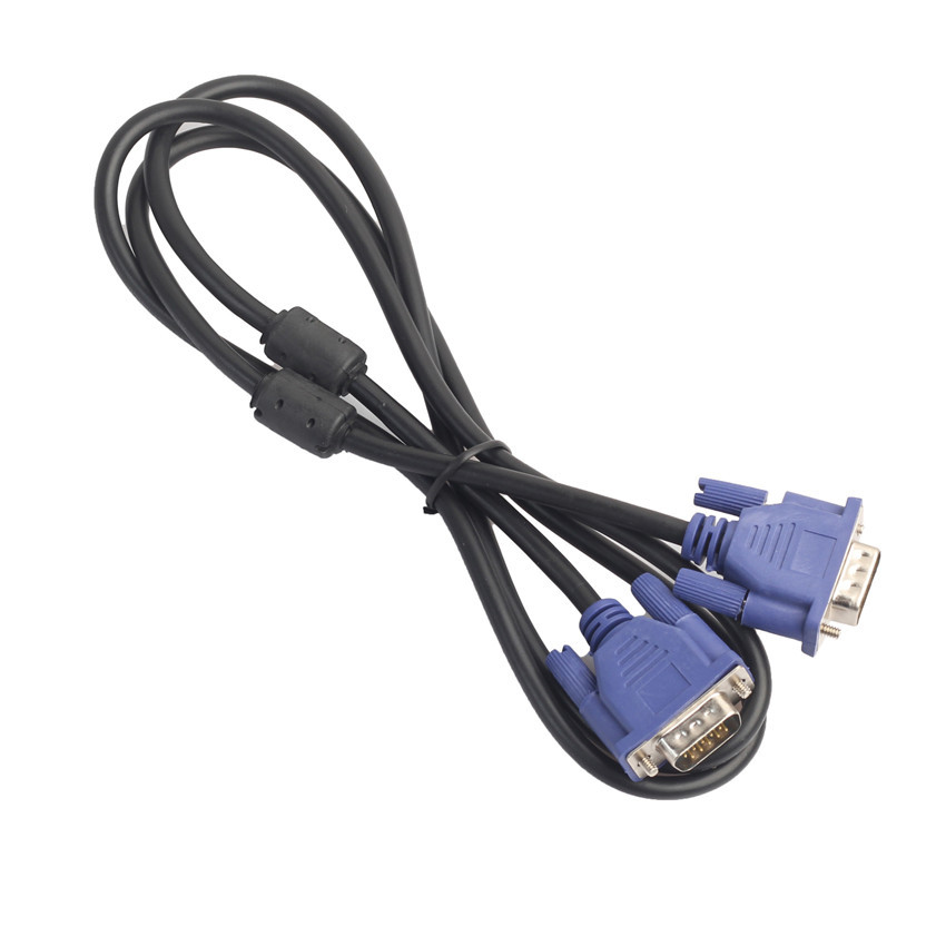 High Speed Video Vga Male To Male Adaptor Monitor Cable 15 pin For Computer