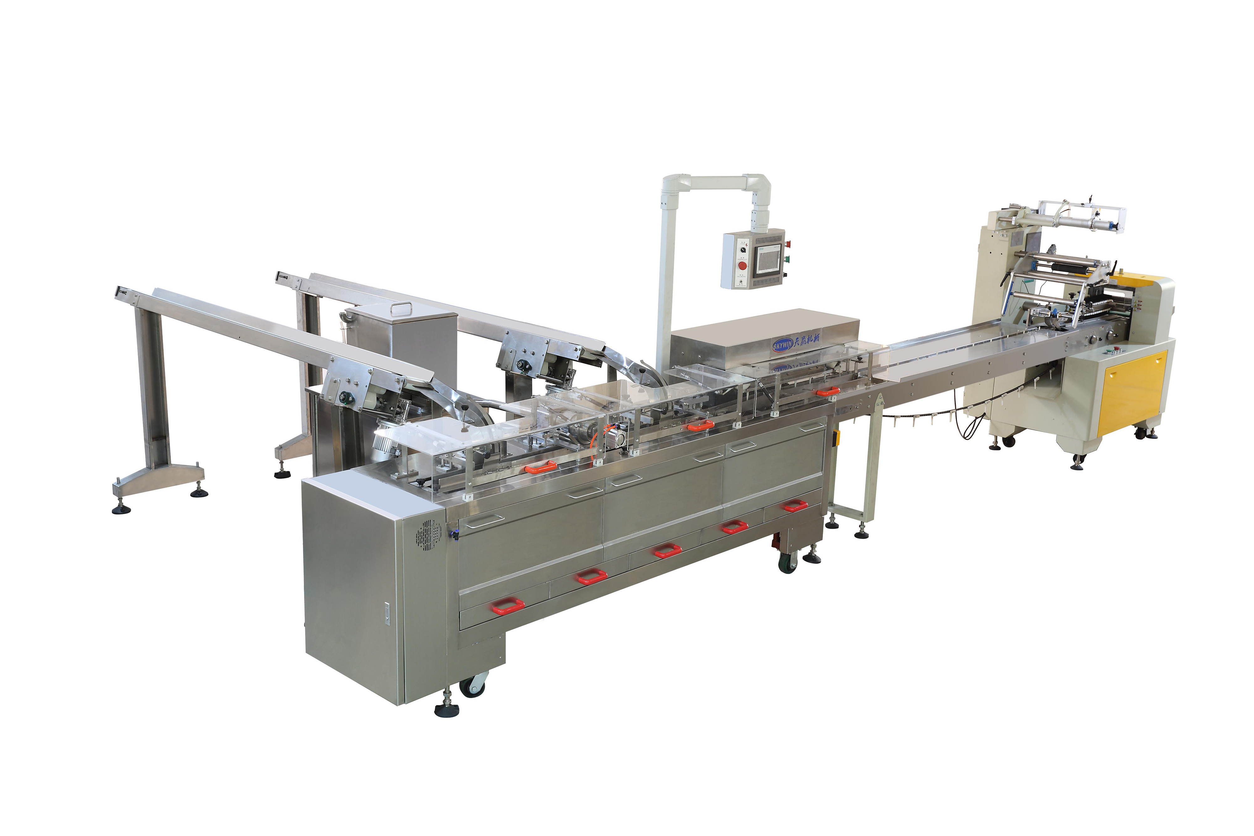 Automatic Soft / Hard Biscuit Center Filling Cream Jam Sandwich Biscuit Machine