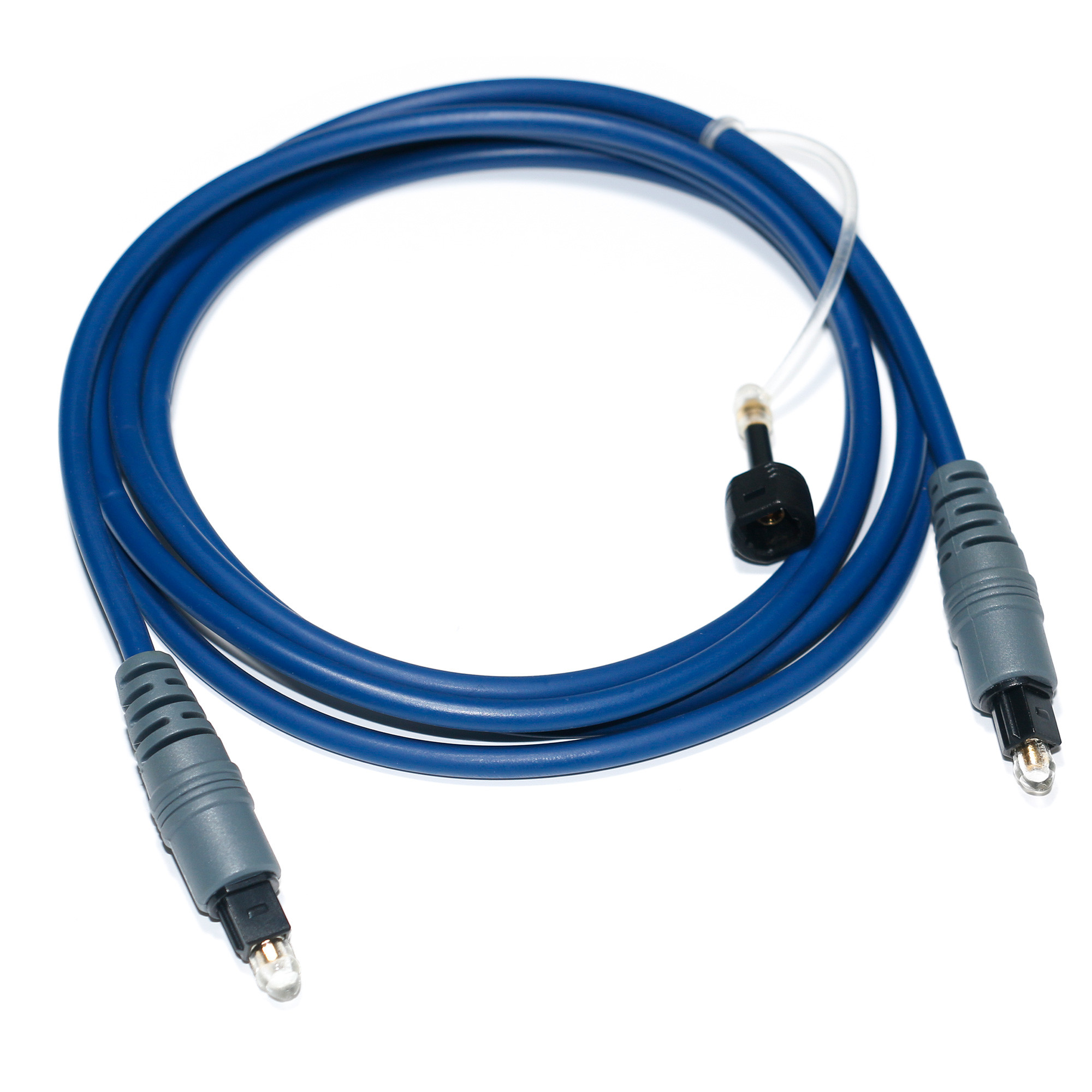 Toslink Audio Optical Fiber Cable Blue Spdif Plastic Square Soket 1.0mm PMMA 1M 2M For TV cD Player