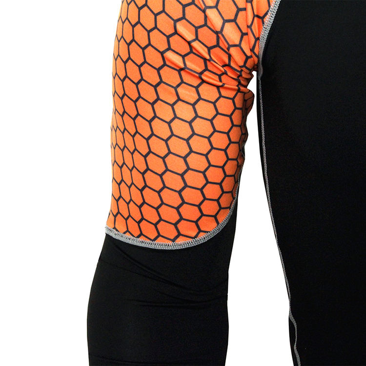 Breathable Custom Printed Rash Guard Suit Sportswear S-4XL Size Lightweight