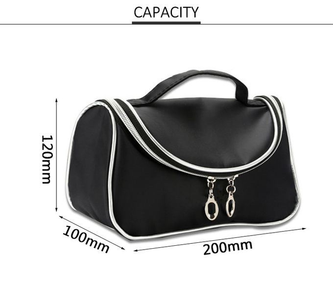 Large Capacity Zipper Closure Travel Cosmetic Organizer