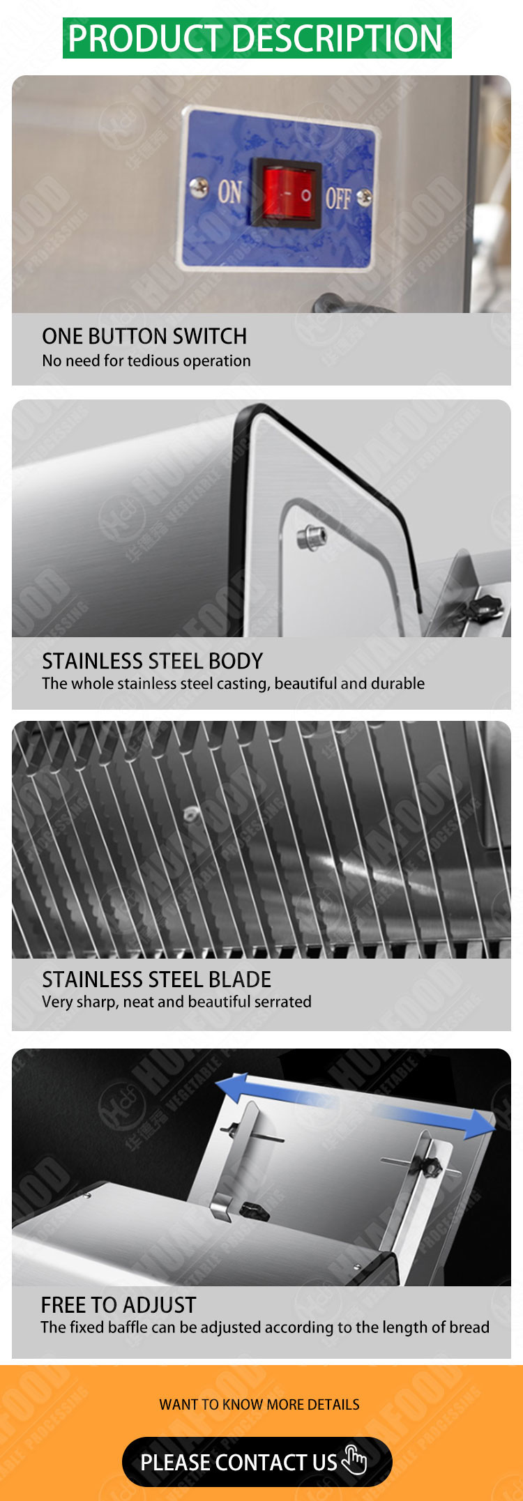 Bread Slicer Toast 31 Piece Automatic Food Processing Machines