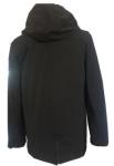 Polyester Lining Mens Waterproof Parka Jacket With Detachable Hood