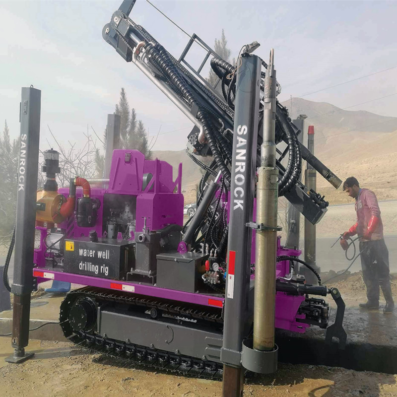 Portable Hydraulic Drilling Machine for Small-Scale Water Well Projects