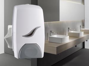 China Toilet Seat Cover Manual Disinfectantion Dispenser 1000ml With Disposable Pouch wholesale