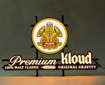 240VAC Display Logo PVC Neon Sign Landscape UL Yellow