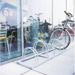 3 Hi Hoop Grid Bike Rack Galvanized Metal Bike Rack For Garage