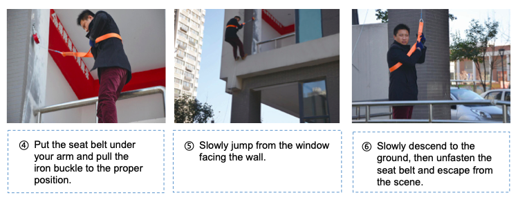 High Building Firefighting Emergency Escape Equipment Lifesaving Descent Control Device