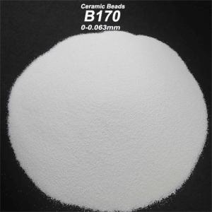 China Satin Effect Ceramic Microbeads Blasting Media B60 B120 B170 B205 for Dental Implant wholesale