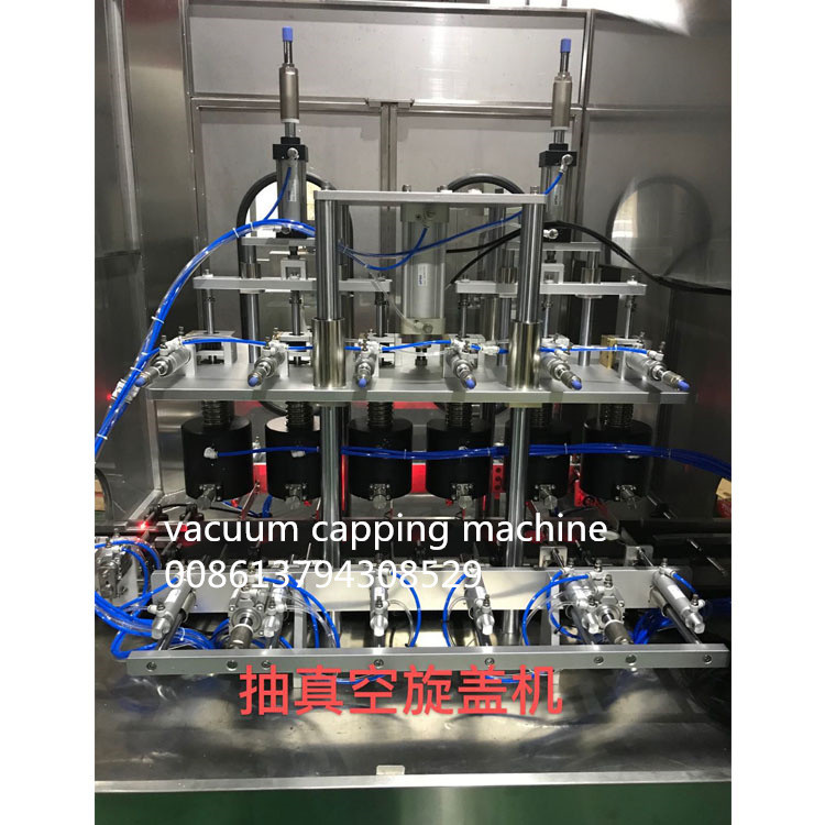 1500 Bottles / Hour Vacuum Capping Machine For Filling Sealing