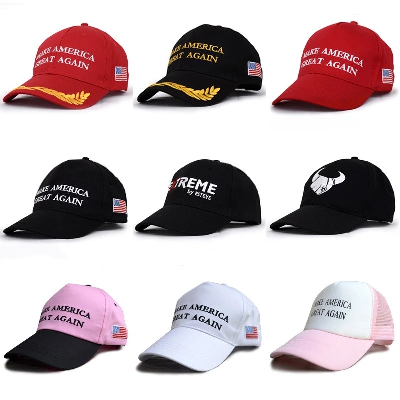 Embroidery Style 6 Panel Baseball Cap / Unisex Outdoor Sun Cotton Golf Caps