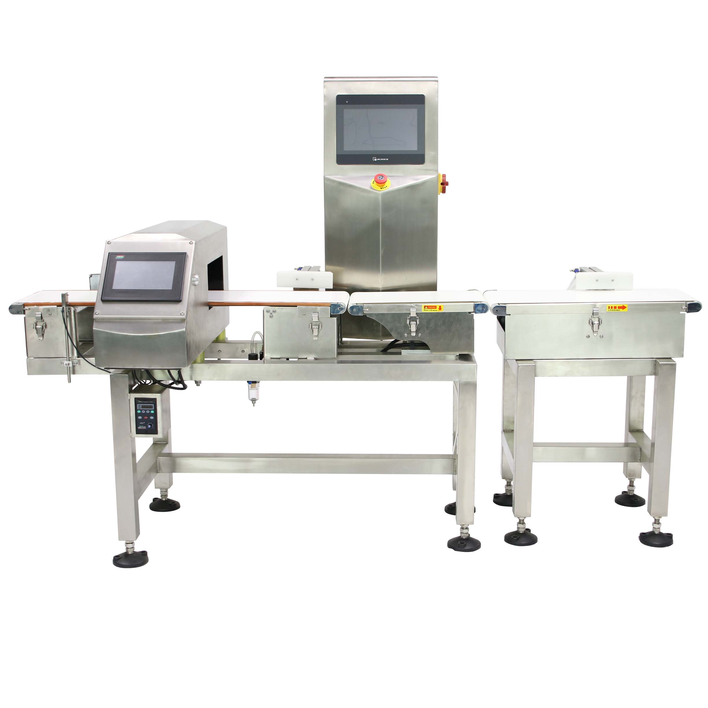 Tunnel Food Grade Metal Detector For Food / Biscuits Packets , CE ISO Standard