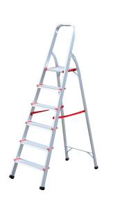 China Lightweight 1.7m 6 Step Household Aluminium Ladder wholesale