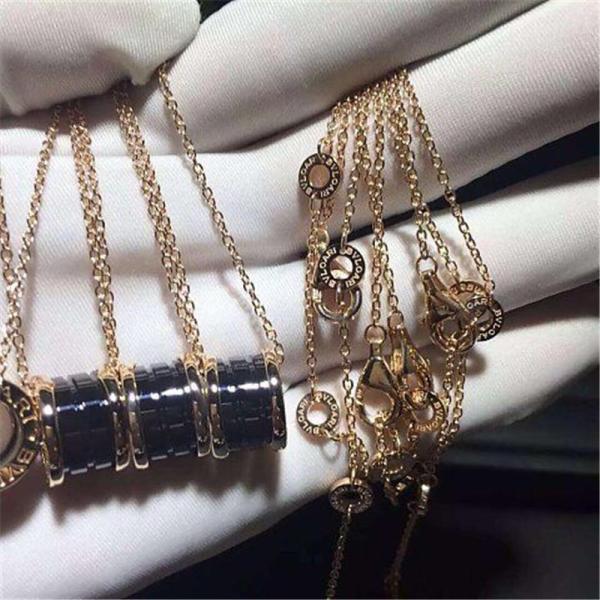 B Luxury jewelry factory high-quality necklace 18k gold white gold yellow gold