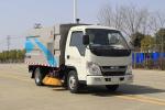 Touchdown Pressure Road Sweeper Truck Hydraulic Control And Automatic Replenishm