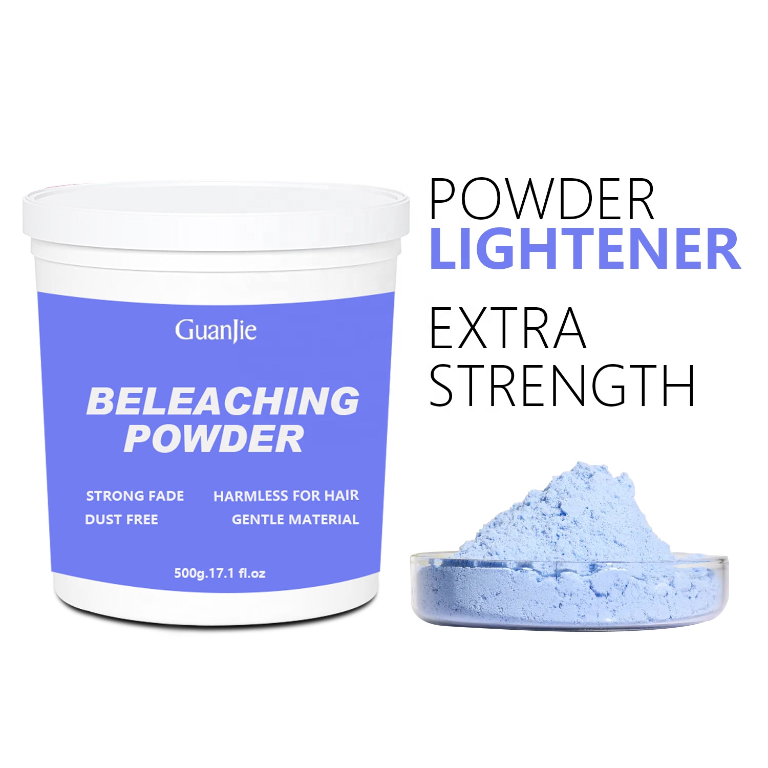 Low Ammonia Organic Bleach Cream For Vibrant Hair Color Change Private Label Formula