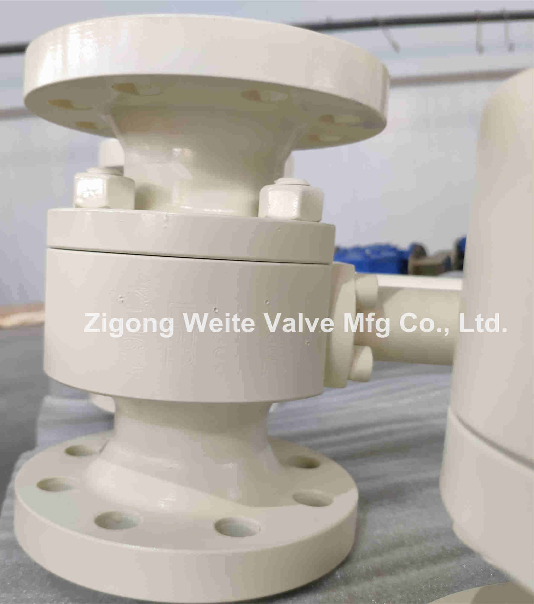 Cryogenic Split Body Ball Valve Stainless Steel Flanged Connection