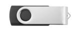 Metal Plastic Swivel USB Flash Drives with Logo Printed for Promotion