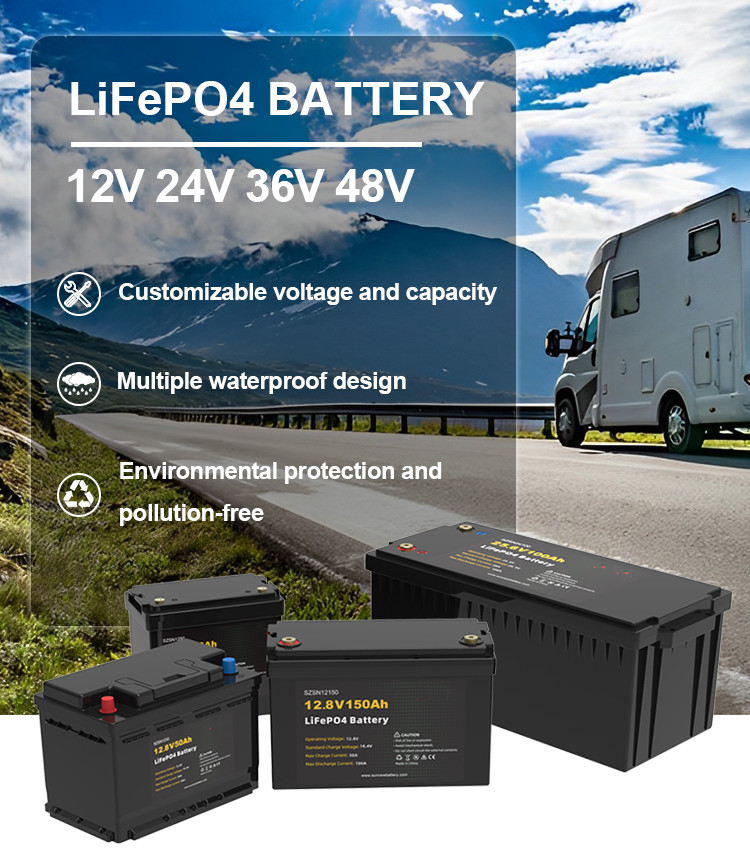 Lifepo4 Rechargeable Deep Cycle Battery Cell Solar Lithium Ion Battery Pack
