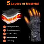 Unisex Heating Electric Rechargeable Gloves 7.4V 12V 2200 2600 3000Mah