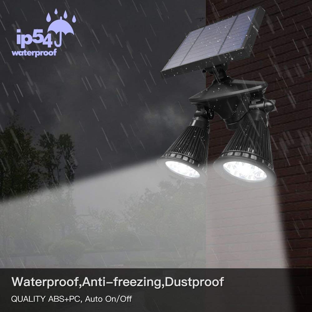 3.7V 45000mAH Solar LED Solar Landscape Spotlights With Motion Sensor