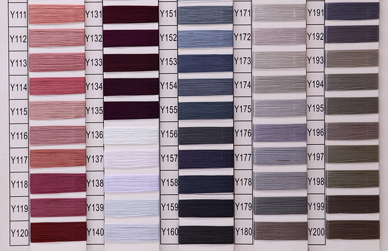 Low Shrinkage Viscose Rayon Filament Yarn 120D/2 Embroidery Thread for Embroidery Machine