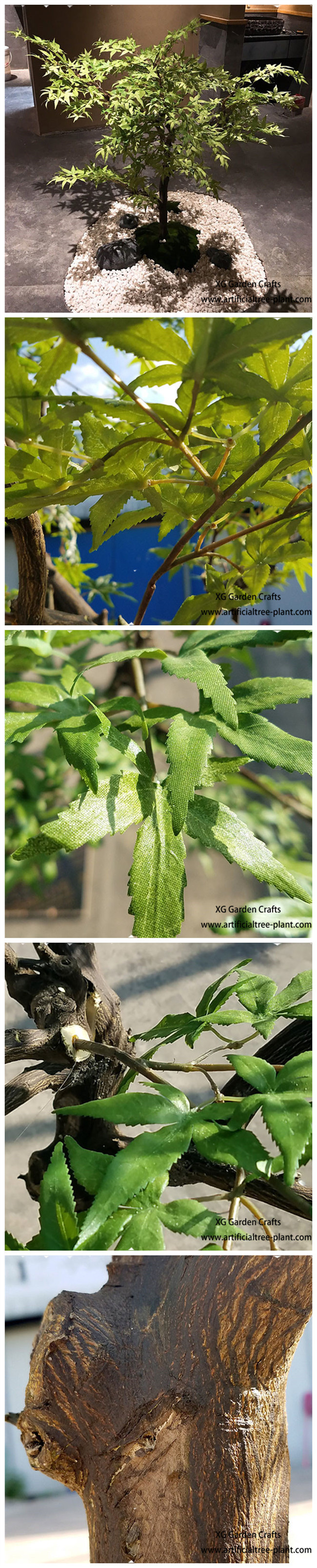 Health Environmental Protection Artificial Maple Tree 10 Years Life Time