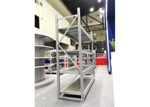 China Medium Duty White Metal Storage Shelves , Custom Made Industrial Shelving wholesale