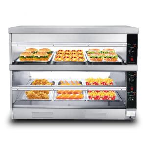 China Commercial Kitchen Fried Chicken Food Display Warmer 1220*760*850mm Hot Food Showcase wholesale